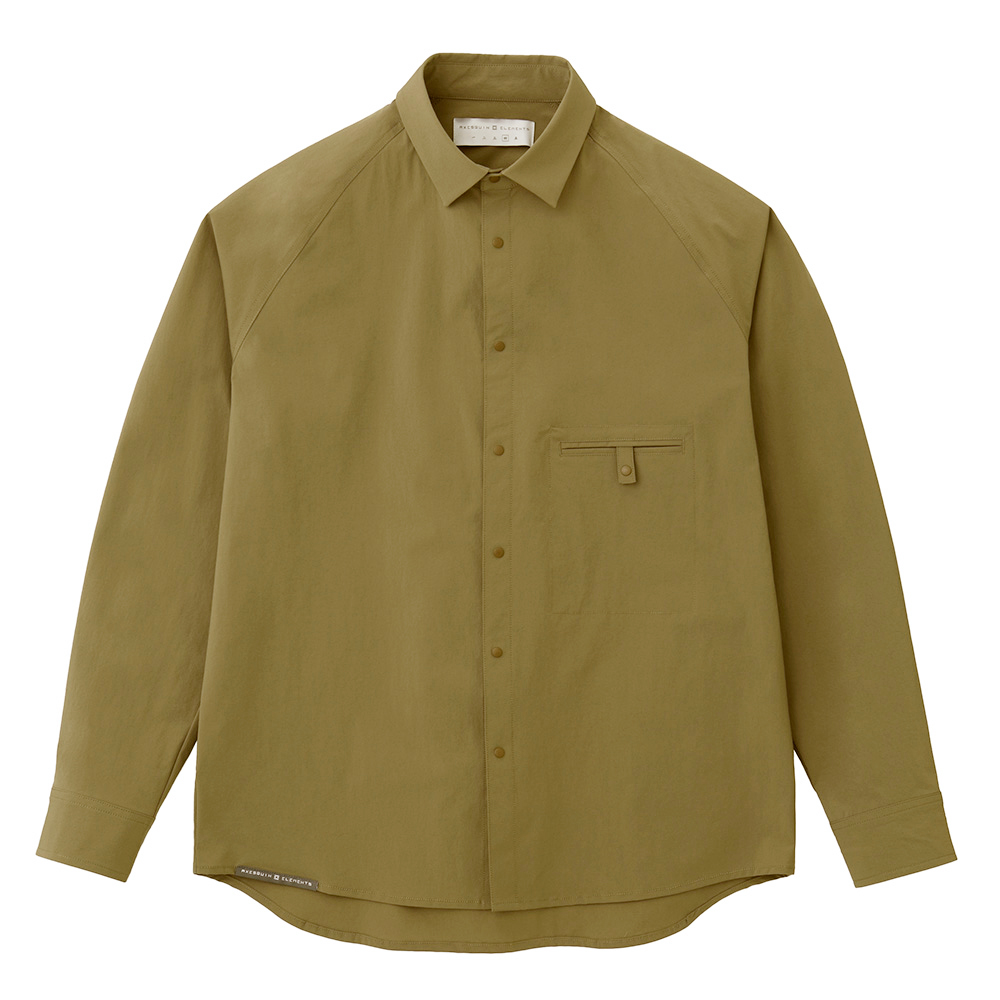 ソフトシェルのショートカラーシャツ