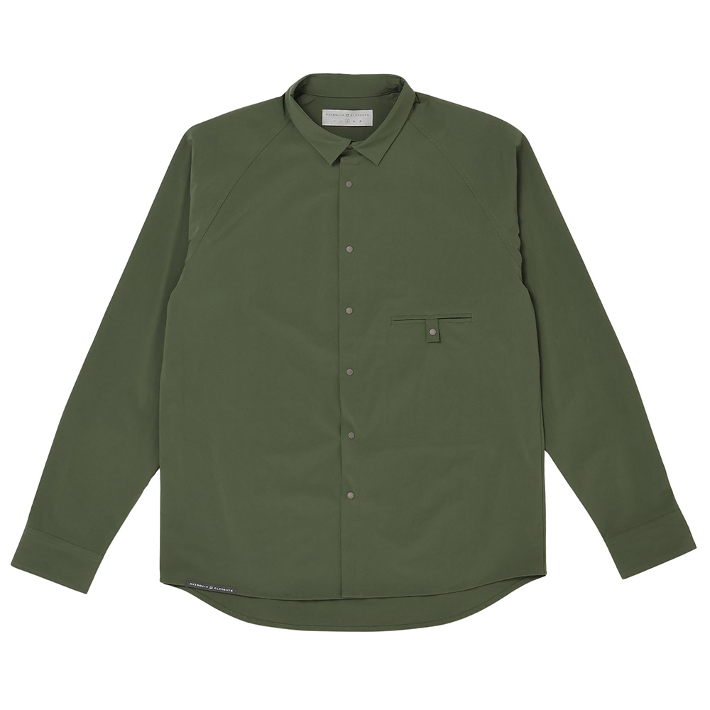 ソフトシェルのショートカラーシャツ